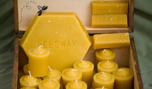 4. beeswax candles